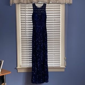 Blue evening/ prom dress